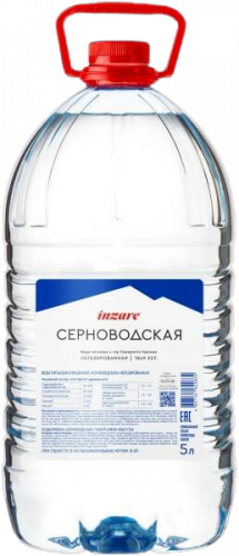 Вода Серноводская горная питьевая 5л.  (2 бут.) - основное фото